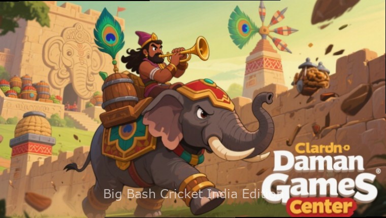 Big Bash Cricket India Edition - Hindi and Regional Language Support Big Bash Cricket India Edition interface showing Hindi language options and regional features